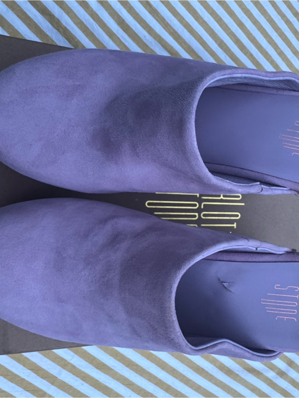 charlotte stone marlo clogs - lilac